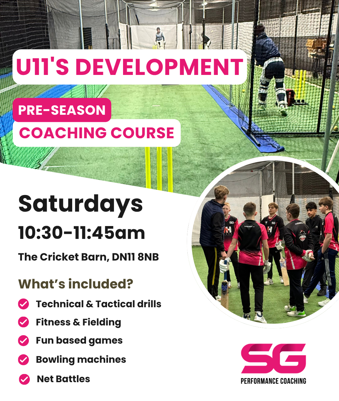 U11s 6 Week Course February/March 2027