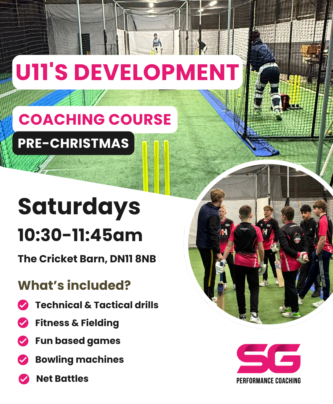 U11s 6 Week Course November/December 2026