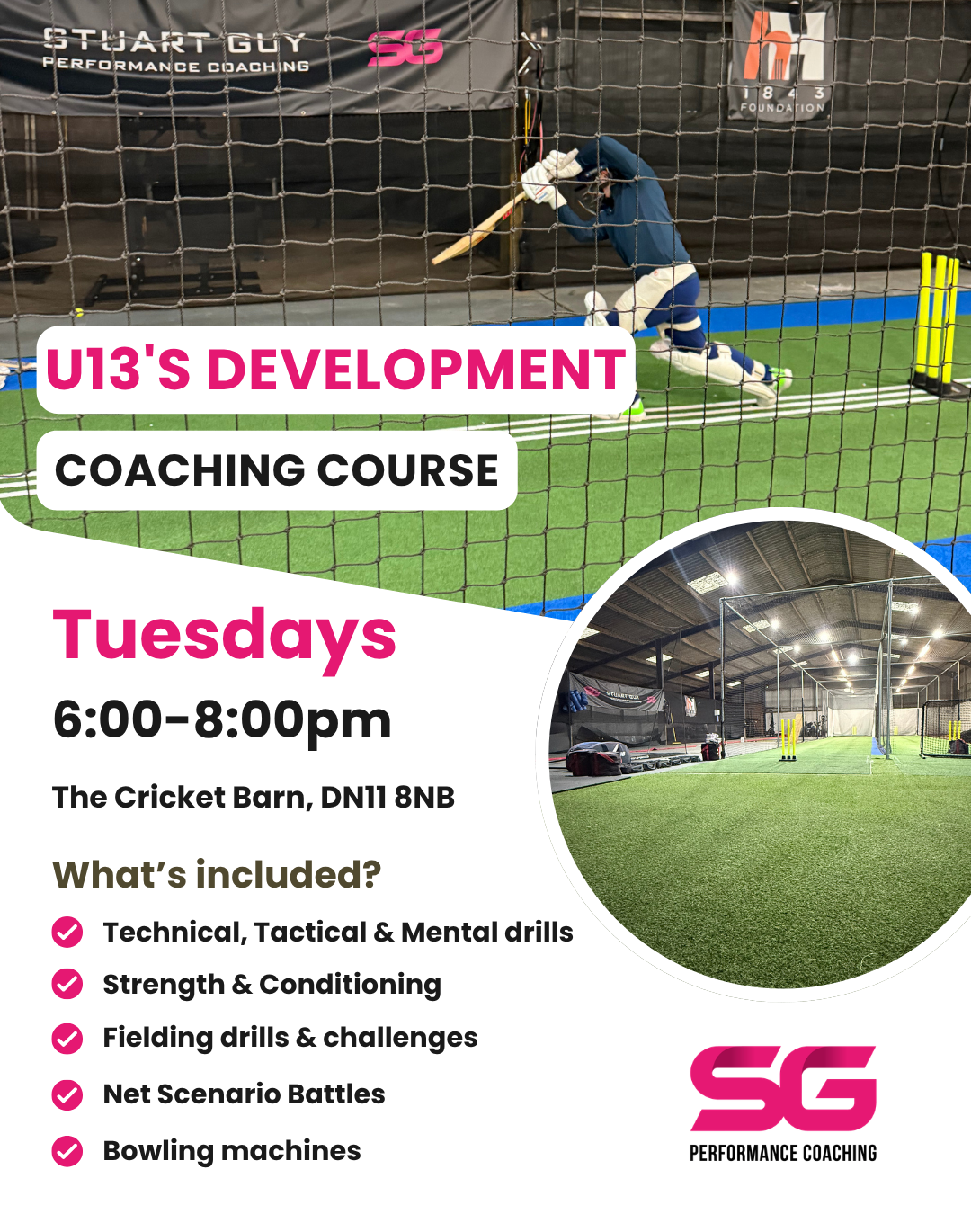 U13s (Tuesdays) Autumn & Winter 12 Week Course