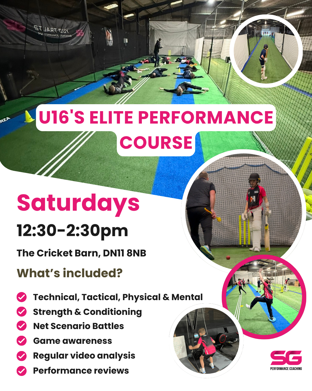 U16s Autumn & Winter 12 Week Course